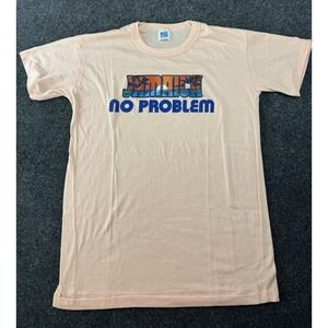 VTG Jamaica No Problem Graphic T-Shirt Sun Island 50/50 L Made in Jamaica
